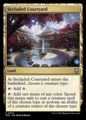 1x Secluded Courtyard NM Eng MTG - Modern Horizons 3 Commander