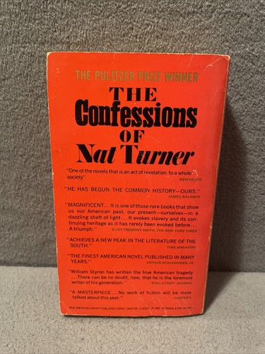 The Confessions Of Nat Turner By William Styron 1968 Signet Paperback - Bild 4 von 8