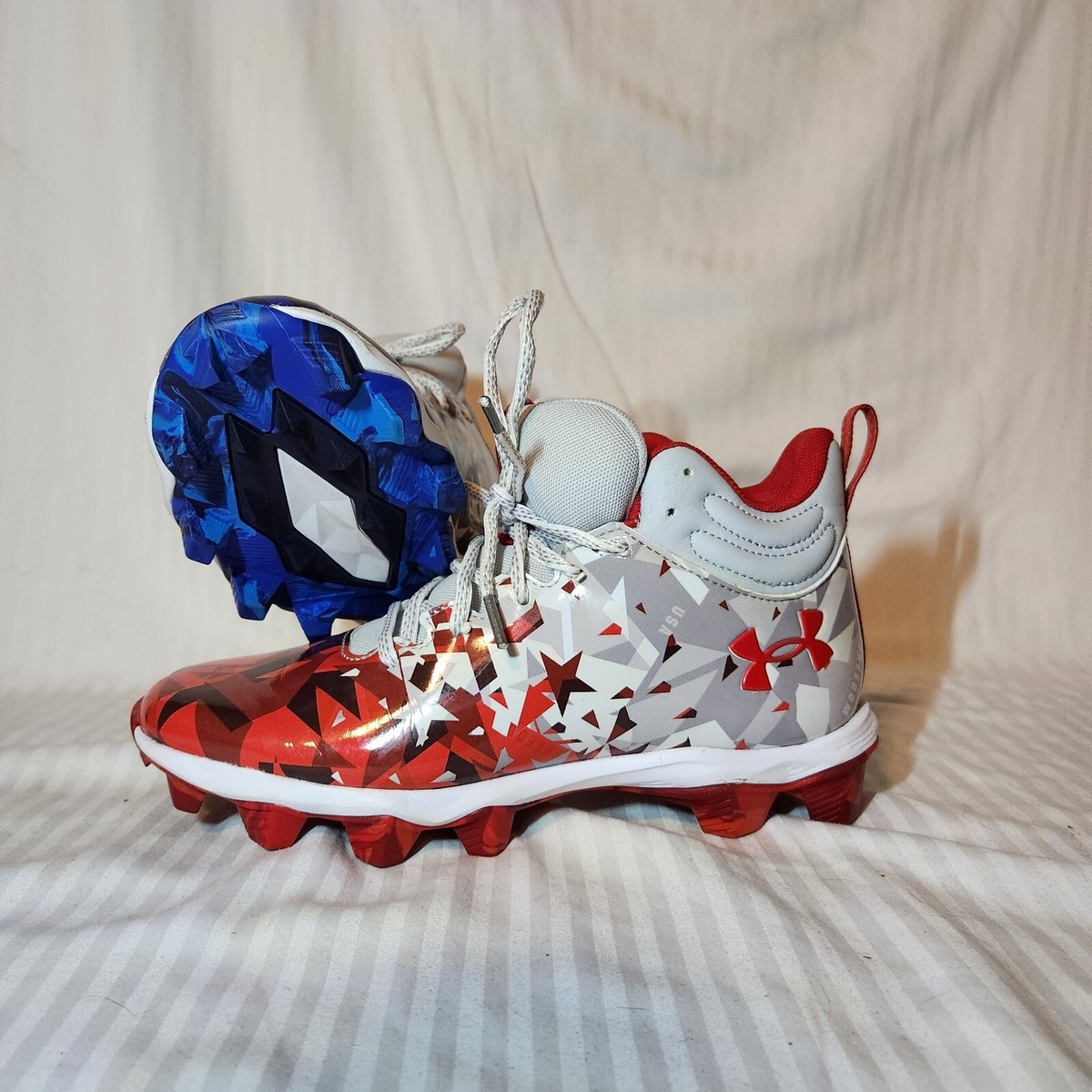 UNDER ARMOUR BLUR SMOKE 2.0 MC ベータレッド 27 Under Armour Blur