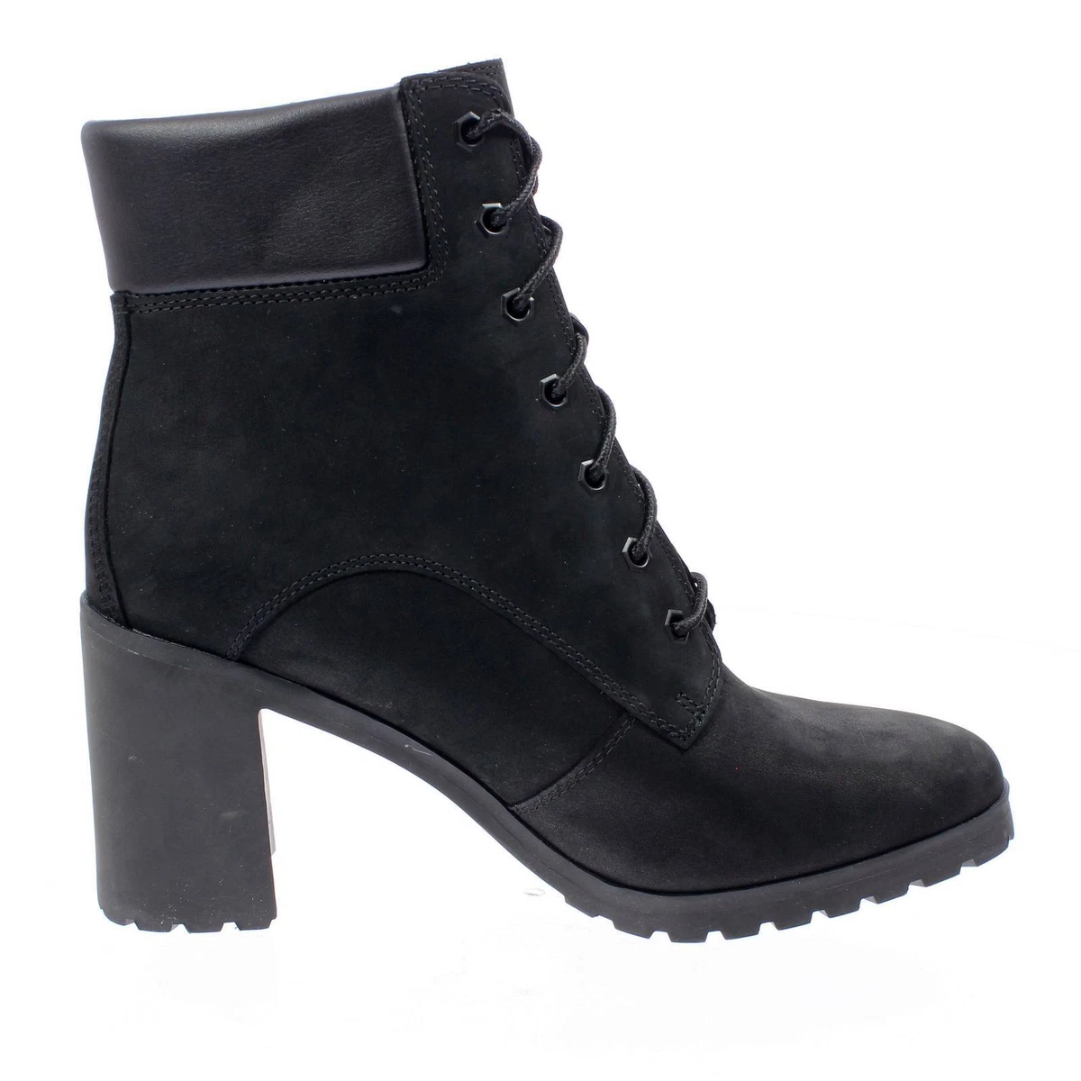 Timberland Allington 6 Boot Stivaletti Stringati Con Tacco Nero