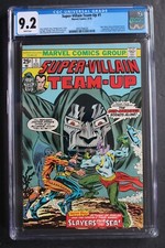 Super-Villain Team-Up #1 Doctor Doom Sub-Mariner Tiger Shark Attuma 1975 CGC 9.2