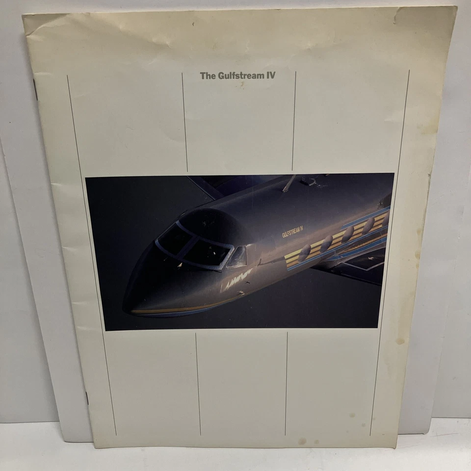 1982 89 92 Gulfstreamer Magazine Jets Airplanes Gulfstream IV Aircraft Booklet - Image 4 of 4