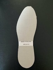EXTRA THICK INSOLES SIZE 10   .6MM WORK BOOTS SPORTS SHOE SLIPPER UNISEX PRE CUT