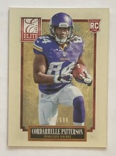 2013 Donruss Elite Cordarrelle Patterson RC #/699 Minnesota Vikings Tennessee