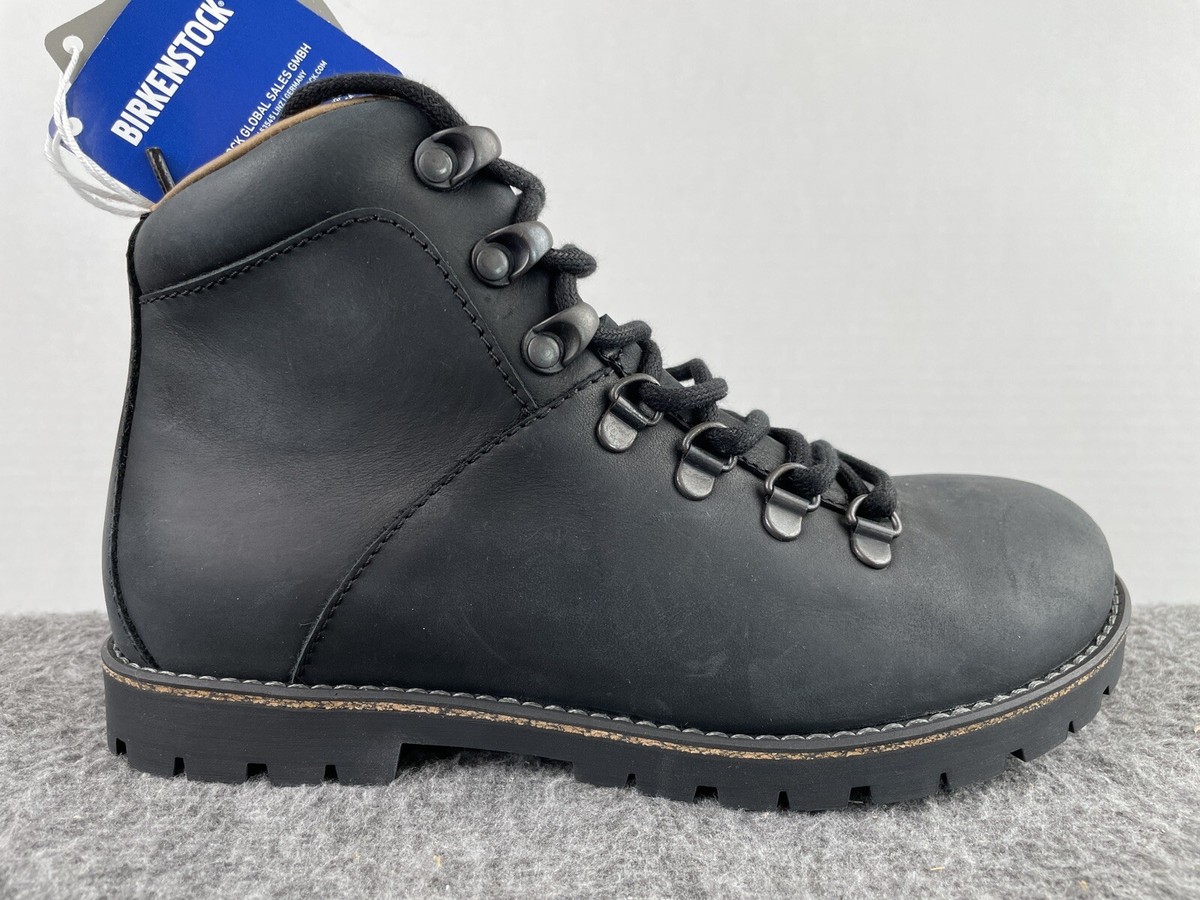Birkenstock Jackson Black Nubuck Leather Boots Women Size 37/US 6