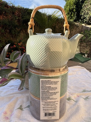 Numi Organic Tea Gift Set With Ceramic Teapot Infuser & Assorted Teas - New - 第 4/8 張圖片