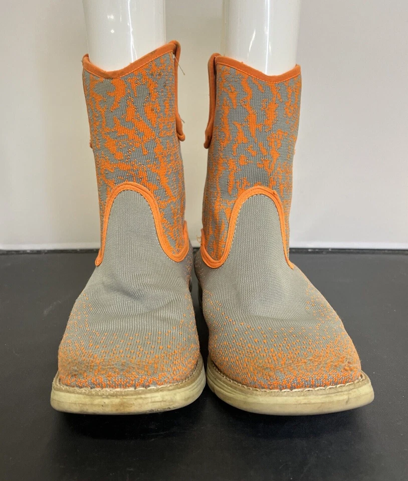 Botas de Vaquero 2pr Laredo Niños Ziggy Perform Air Talla 5 Unisex Naranja y Azul Crty Foto 2 de 4