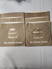 45 RPM 7" RECORD SLEEVES CO. SLEEVE 6 PACK SEE PHOTOS - Atlantic SLV7