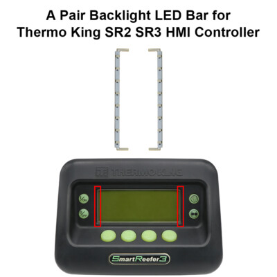Ein Paar LED-Hintergrundbeleuchtungsleisten für Thermo King Smart Reefer SR2 SR3