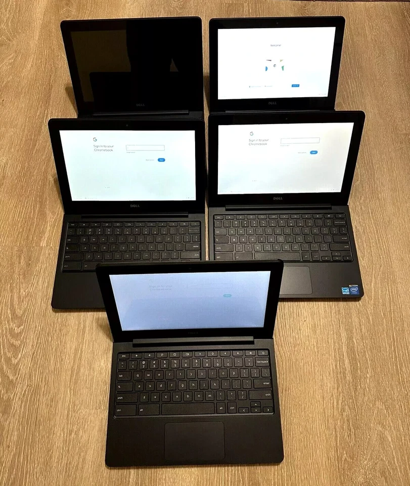 LOT OF 10 UNITS -Dell Chromebook 11 CB1C13 11.6" Laptop Intel Celeron. w/charger - Image 4 of 4