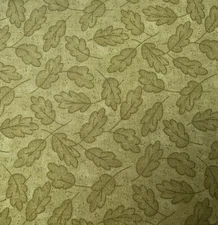 Fall Back in Time quilt fabric by Moda 17291-25 leaves on green