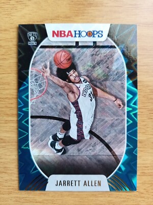JARRETT ALLEN 2020-21 PANINI HOOPS TEAL EXPLOSION VARIATION BASKETBALL CARD-#175