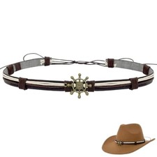 Cowboy Hat Bands for Men Women, Cowgirl Hat Bands for Western Hats Straw Hats