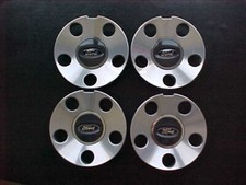 4 2005-2009 Ford Mustang Oem Machined Center Caps W Blue Oval 4r33-1a096-ec