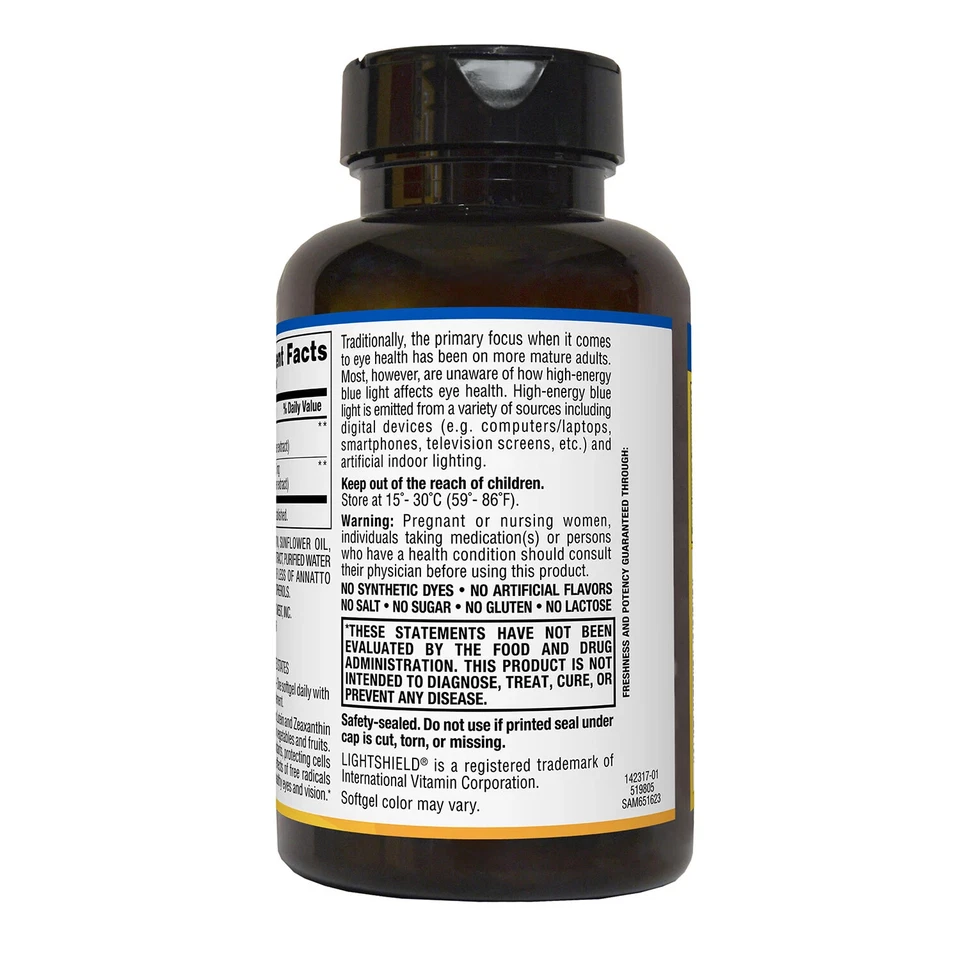 Member's Mark Lutein 25mg Zeaxanthin 5mg (150 ct.) - Image 4 of 4
