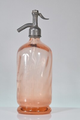 Siphon; E. Limouzin, Nantes. Glass, metal. France, around 1920