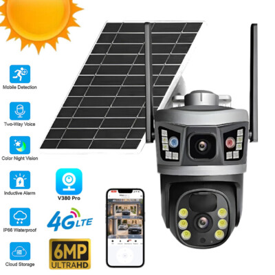 TrackMix LTE-C Solar 4G LTE Dual-Lens Akku Kamera Auto-Zoom Tracking PTZ Kamera