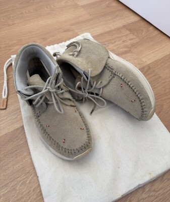 VISVIM FBT Lhamo Folk Sneakers Sand Beige Size