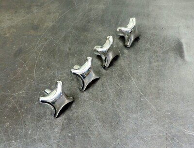 Stainless Steel Unthreaded Handle Knobs Lot of Four (4) Handle Blanks