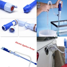 Portable Car Diesel Fuel Oil Water Electric Battery Syphon Pump 7.5L/Min Pumping