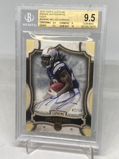 MELVIN GORDON 2015 Supreme Rookie Auto GOLD SP /50 BGS 9.5 /10 GEM MT POP 3