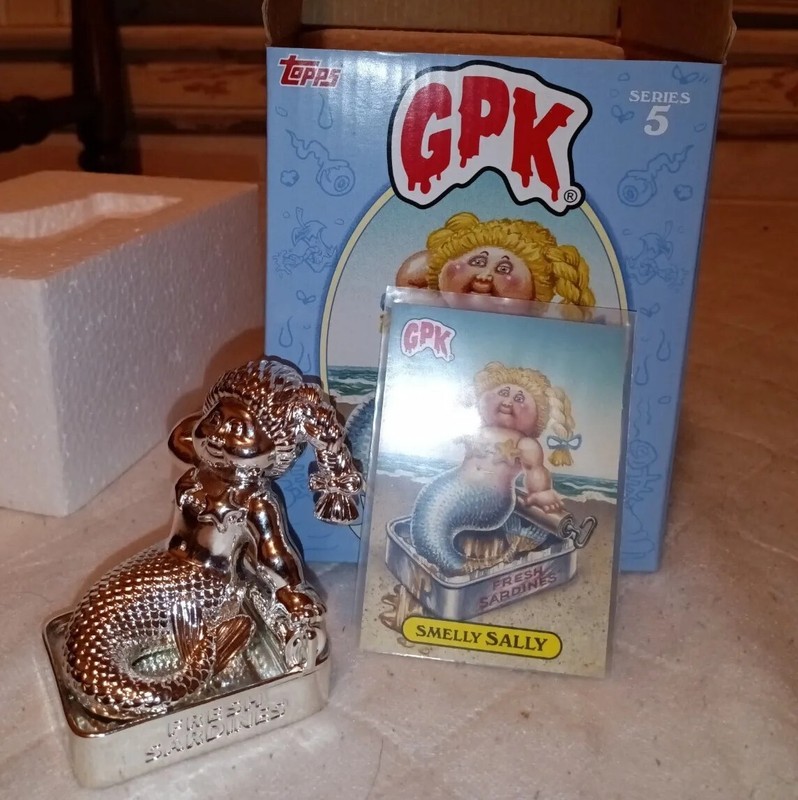 Smelly Sally Silver very rare Series 5 Garbage Pail Kids Trashy Treasures GPK