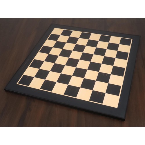 21" Ebony & Maple Wood Printed Chess Board- 55mm square- Matt Finish - Picture 8 of 8