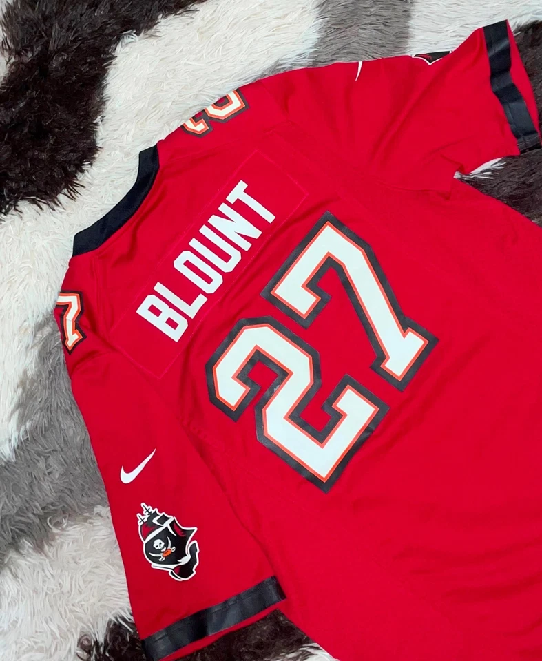 CAMISETA DE FÚTBOL AMERICANO TAMPA BAY BUCCANEERS #27 BLOUNT NFL NIKE TALLA M ROJA Foto 4 de 4