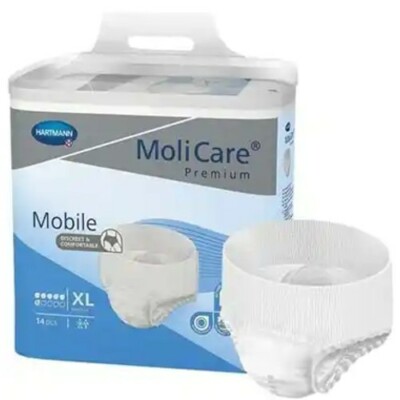 *14-Packs* Medline Hartmann MoliCare Premium Adult Briefs Extra-Large 169 948