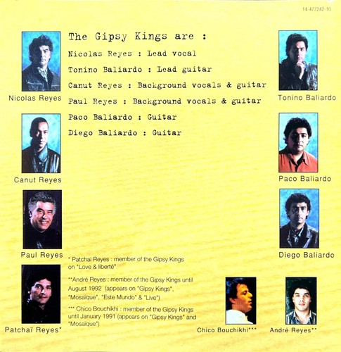 Gipsy Kings CD Greatest Hits - Compilation Flamenco Pop (M/M) - Imagen 2 de 5