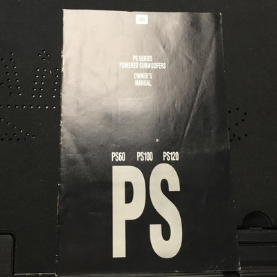 jbl ps100 subwoofer