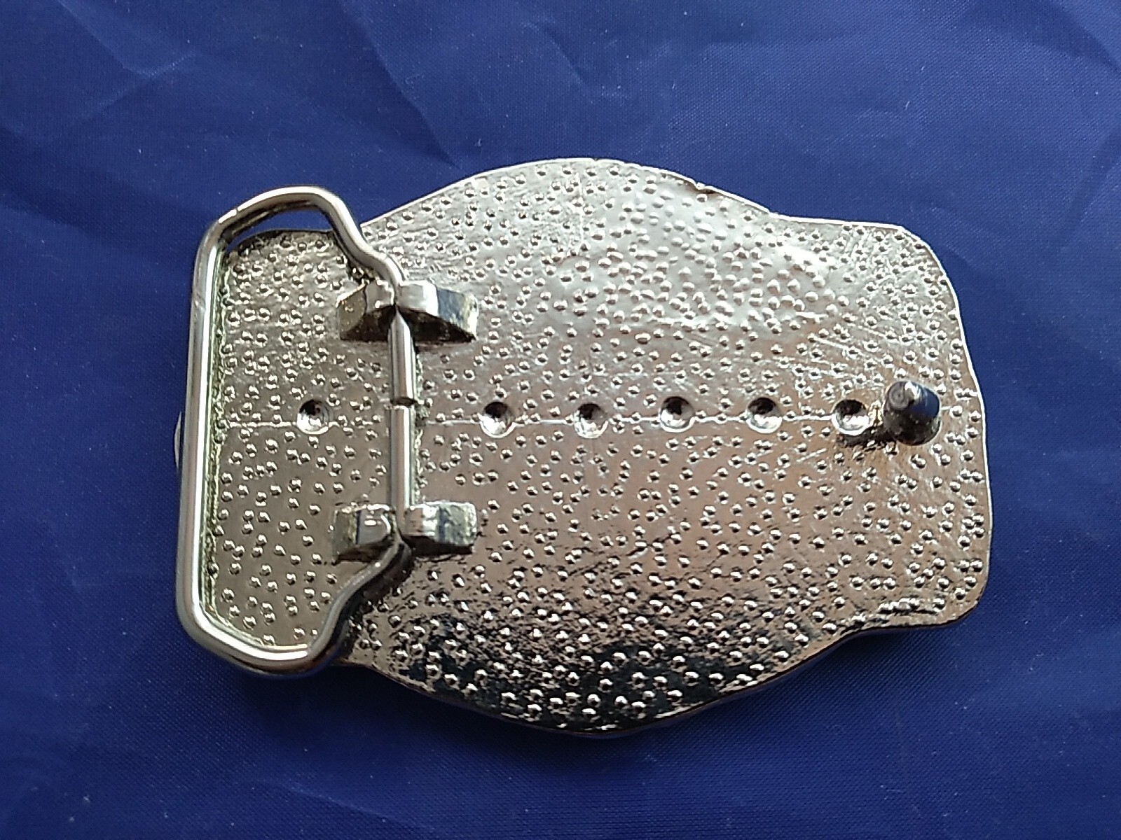 Rectangular Black & Silver AMERICAN LEGION BELT B… - image 2