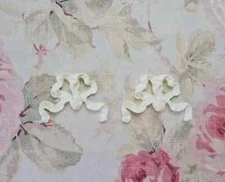 French Bow Ribbon 2 or 4 pc. Furniture Applique Architectural Applique Onlay