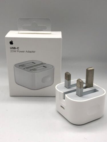100% Genuine Official Apple 20W 18W USB-C Charger Mains Power Adaptor UK Plug - Picture 4 of 5