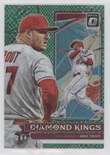 2022 Panini Donruss Optic Diamond Kings Green Dragon Prizm 49/99 Mike Trout nd3