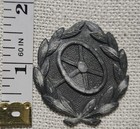 Real Antique German Army  WWII Driver Proficiency Badge in SILVER ARM BADGE WW2 — photo 3