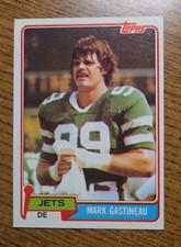 1981 Topps - Mark Gastineau #342 Rookie Card (RC) NM MT. rookie card picture