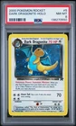 2000 POKEMON ROCKET #5 DARK DRAGONITE-HOLO PSA 8