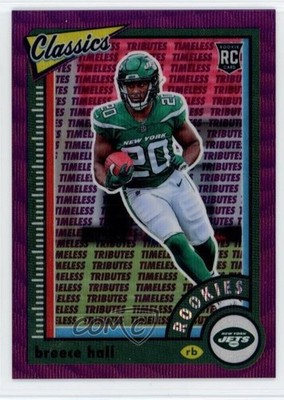 2022 Panini Classics Rookies 20/50 Breece Hall #157 Rookie RC 1u5y