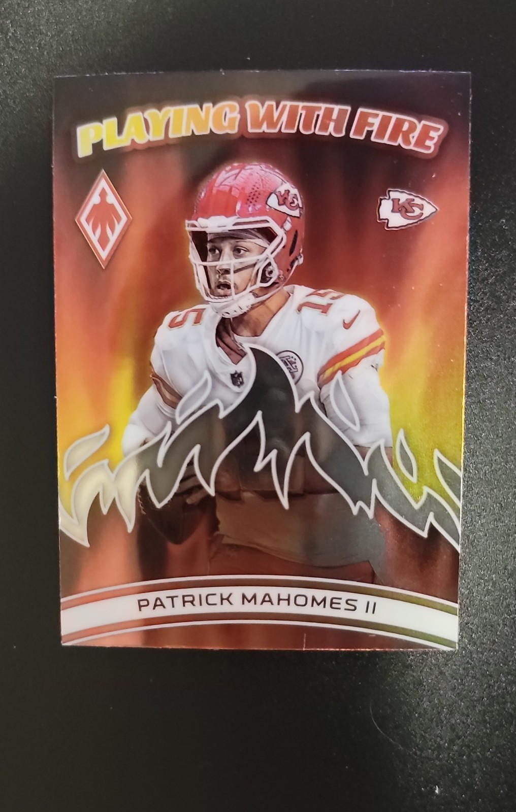 2023 Panini Phoenix - Playing with Fire Patrick Mahomes II #PWF-8 Silver