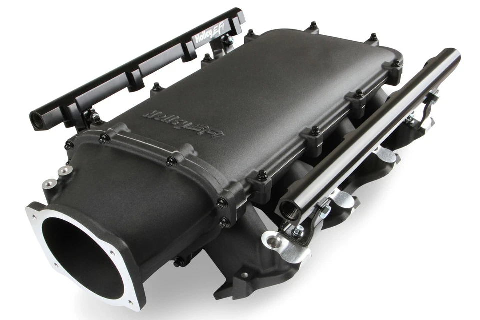 Holley HLY300-621BK Aluminum Intake Manifold Kit fits GM LS-Series Performance - Image 3 of 4
