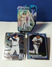 George Lombard Jr. 2025 Bowman Draft In Action Mega Box Mojo & 2 Base Prospect 