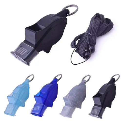Clear and Loud Sound Plastic Referee Whistle with Rope Essential Equipment - Bild 3 von 17