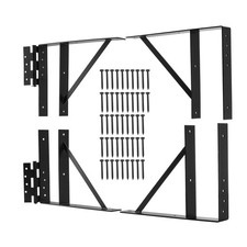 Gate Corner Brace Bracket, Heavy Duty Fence Gate Frame Kit, Adjustable Anti-S...