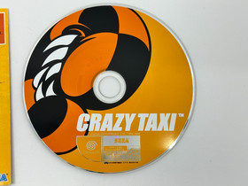 CRAZY TAXI 1 SEGA DREAMCAST NTSC J JAPANESE Version Disc and Inserts only