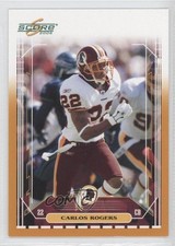 2006 Score Gold 55/600 Carlos Rogers #281 0c4