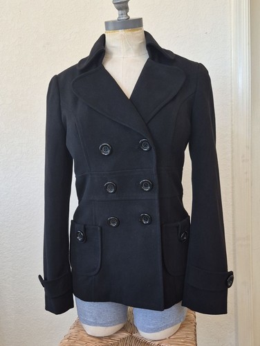 Forever 21, Y2k, Double Breasted, Wool Appearance Jacket Sz S/M