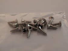 FENDER bass pick-guard 4x3/8" OVAL HEAD 16 each SCREW KIT nickel