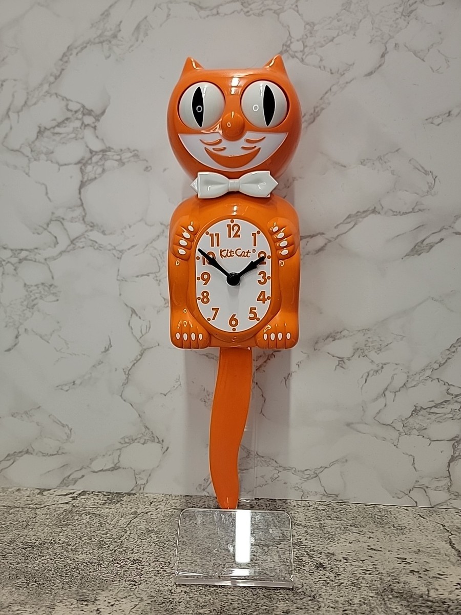 Orange Harvest Kit-Cat Klock Clock untested for parts or repair | eBay