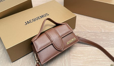 NEW ARRIVAL  Le Chiquito Long Bag Classic Brown Shoulder Purse JACQUEMUS